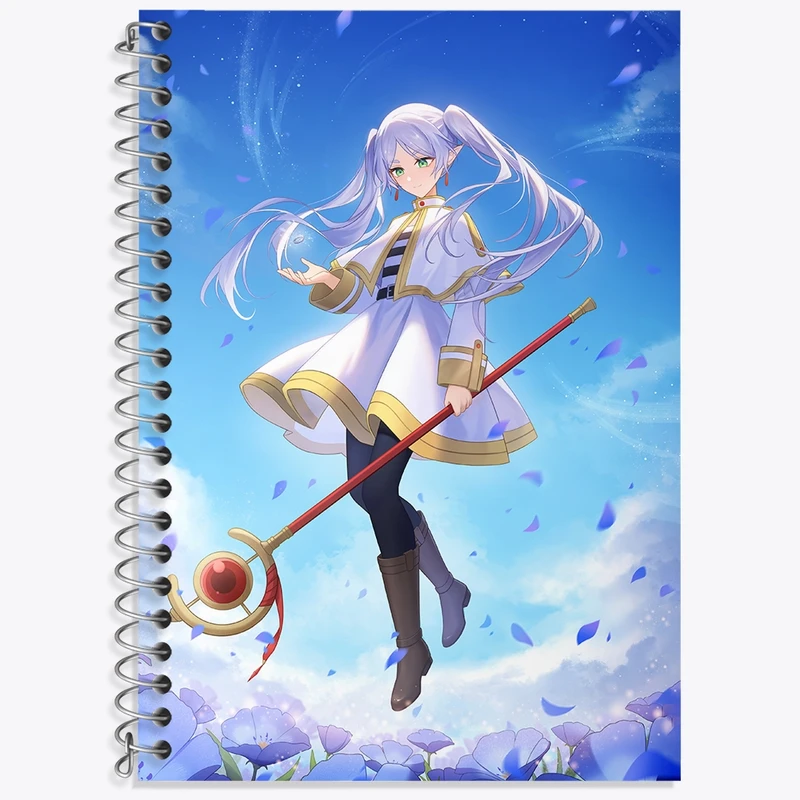 دفتر لغت 50 برگ خندالو طرح انیمه فریرن (Frieren) کد 33890