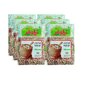 لوبیا چیتی نیلوفر - 900 گرم بسته 6 عددی