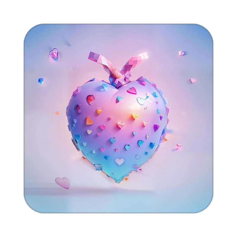 زیر لیوانی کاکتی مدل عاشقانه کد mp11284