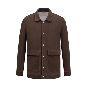 پیراهن آستین بلند یقه برگردان مردانه کروم مدل 2523904