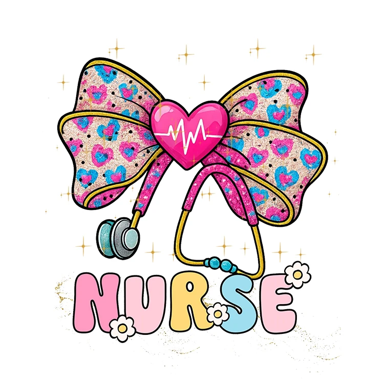 استیکر پارچه و لباس پاد آفرین مدل پرستار کادر درمان بیمارستان کد S2434