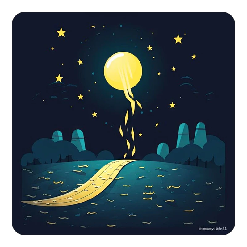 مگنت کاکتی طرح ماه و ستاره مدل mp50646