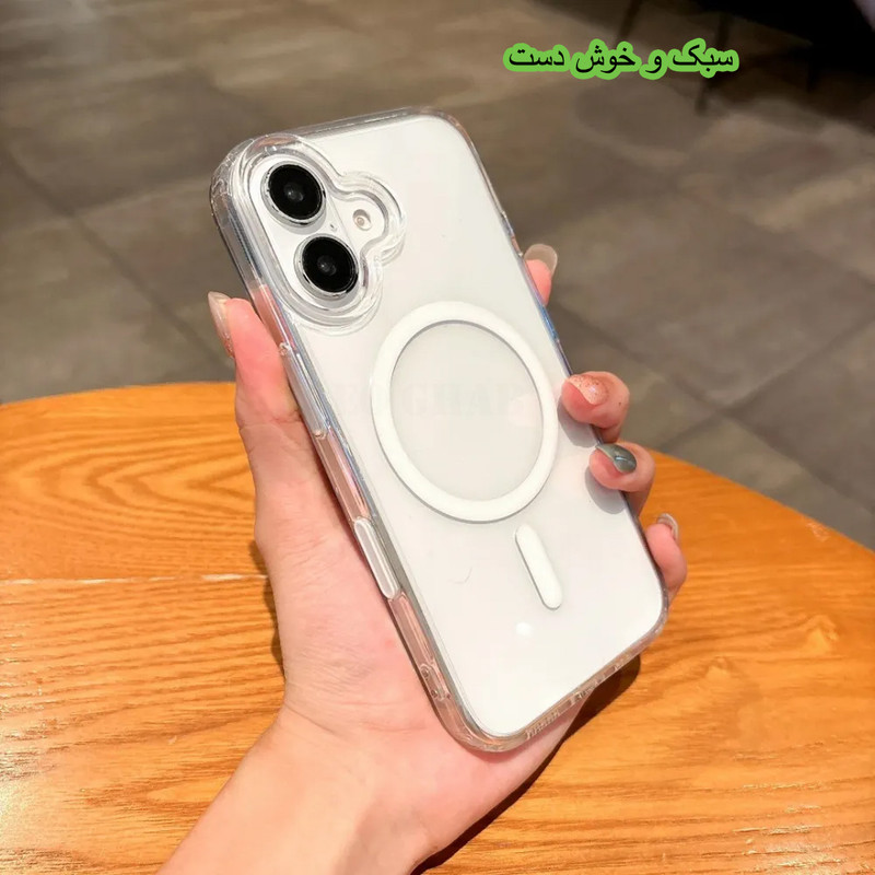 کاور لئو قاب مدل SHFL مناسب برای گوشی موبایل اپل iPhone 15 Pro Max