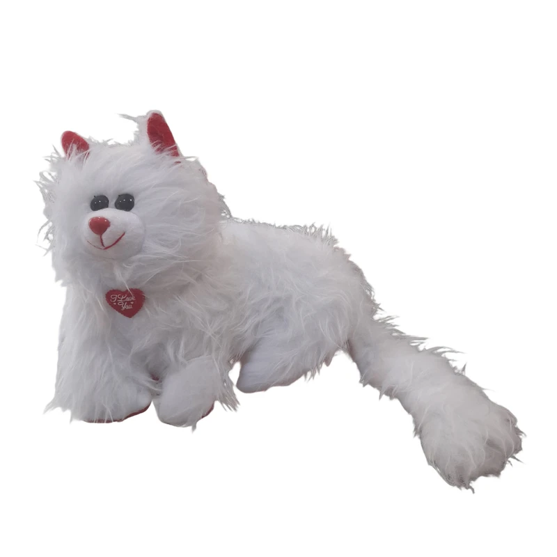 عروسک مخمل مدل گربه اشرفی ارتفاع 35 سانتی متر