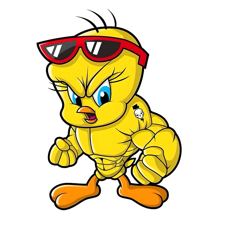 استیکر پارچه و لباس پاد آفرین مدل کارتونی کیوت فانتزی بامزه کد S3475