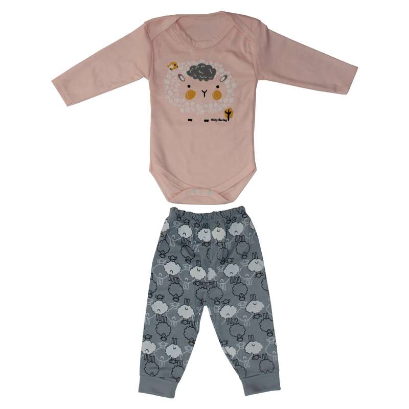 ست بادی و شلوار نوزادی کد 104