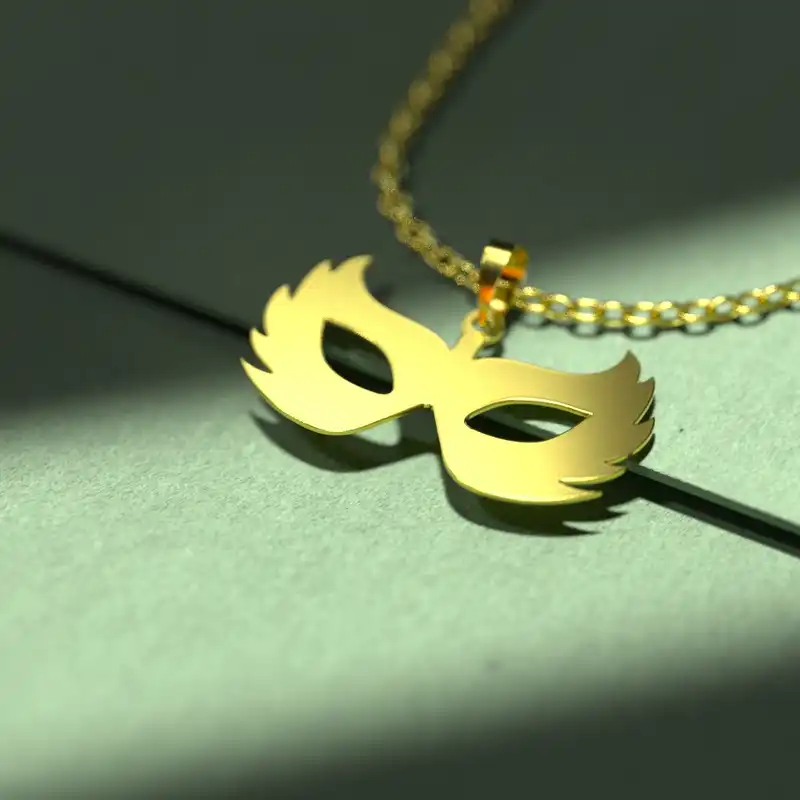 گردنبند طلا 18 عیار زنانه مدوپد مدل هالووین کد G3-1-1209