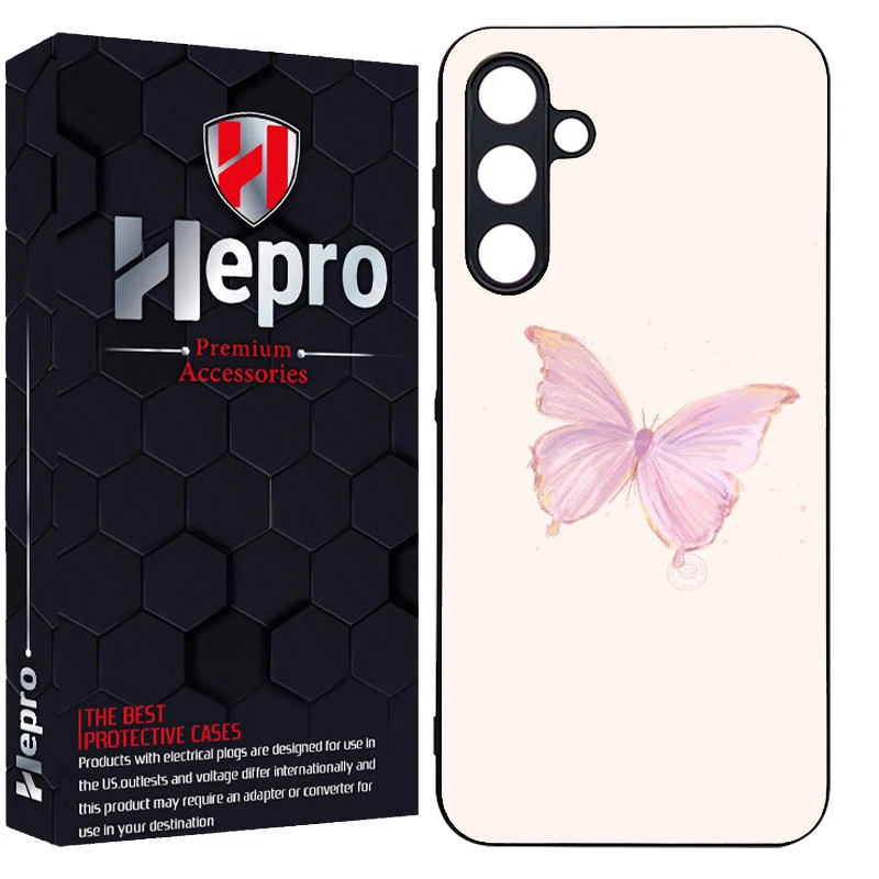 کاور هپرو طرح پروانه کد Dimo-336 مناسب برای گوشی موبایل سامسونگ Galaxy A16