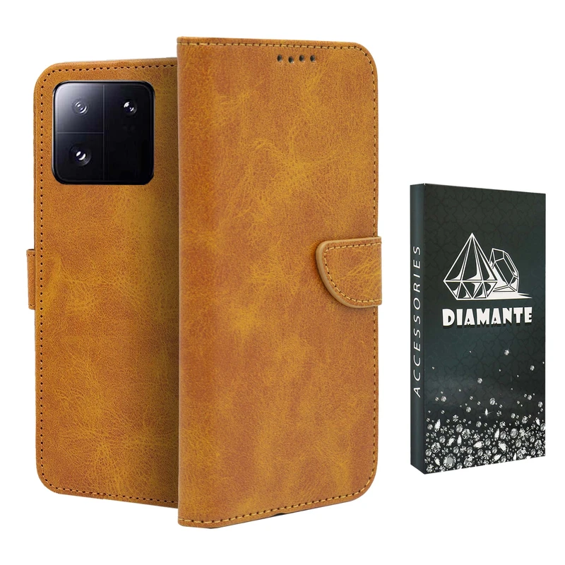 کیف کلاسوری دیامانته مدل Nezhad Bk مناسب برای گوشی موبایل شیائومی Mi 14 Pro