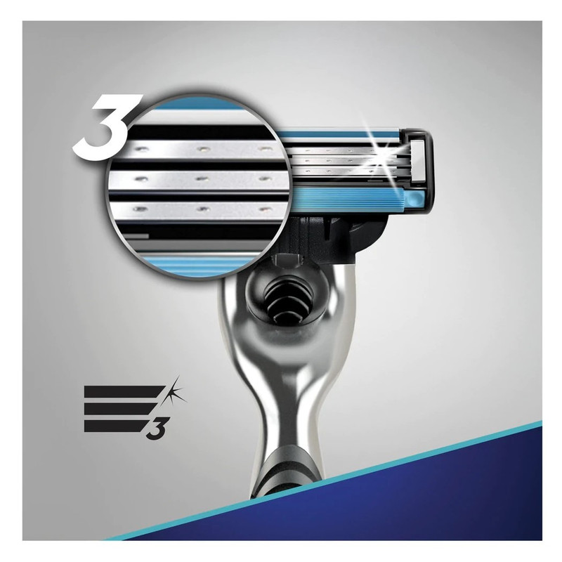خود تراش ژیلت مدل Mach3 start Aqua Grip