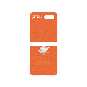 MAHOOT Minimalist origami bird Cover Sticker for Samsung Galaxy Z Flip