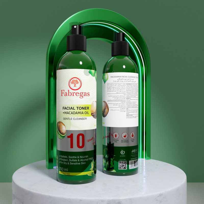 تونر فابریگاس مدل روغن ماکادمیا حجم  200 میلی لیتر