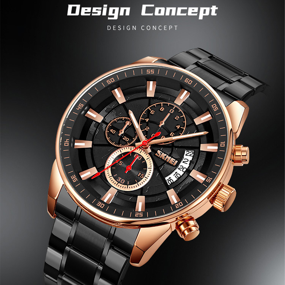 ساعت مچی عقربه‌ای مردانه اسکمی مدل 9285 RGBK