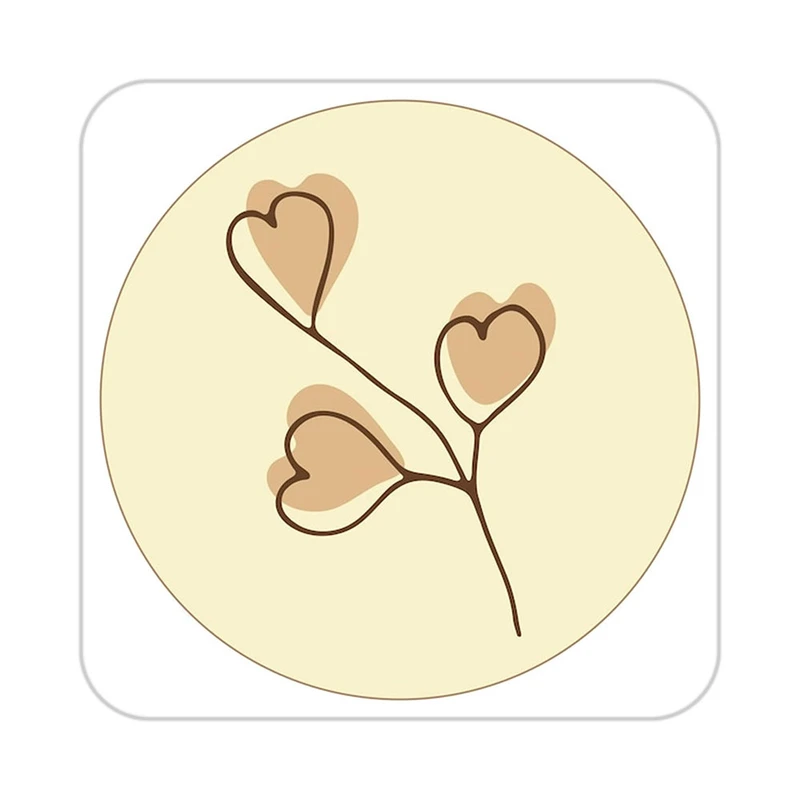 زیر لیوانی کاکتی طرح عاشقانه مدل mp40908