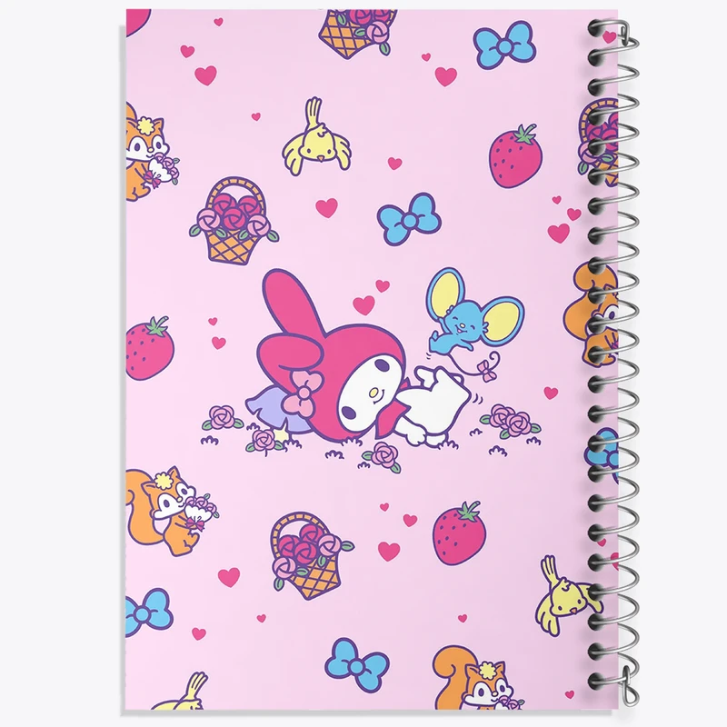 دفتر شطرنجی 50 برگ خندالو طرح ملودی کد N4229