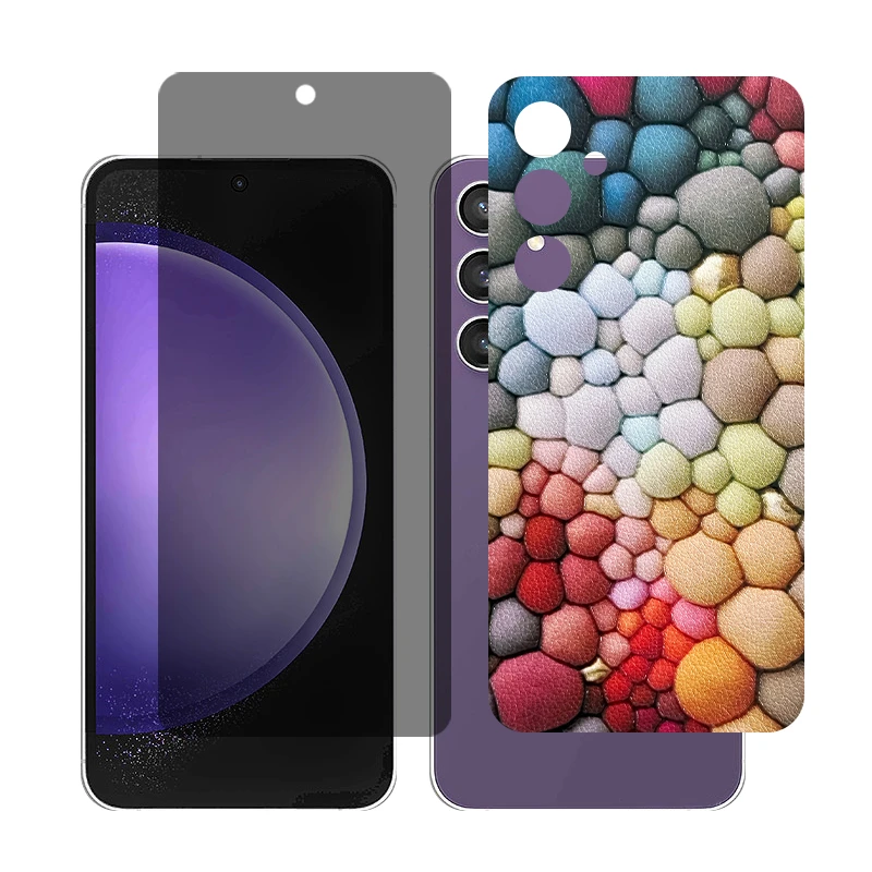 محافظ صفحه نمایش حریم شخصی گلس مدل Together مناسب برای گوشی موبایل سامسونگ Galaxy A55 به همراه برچسب پوششی 