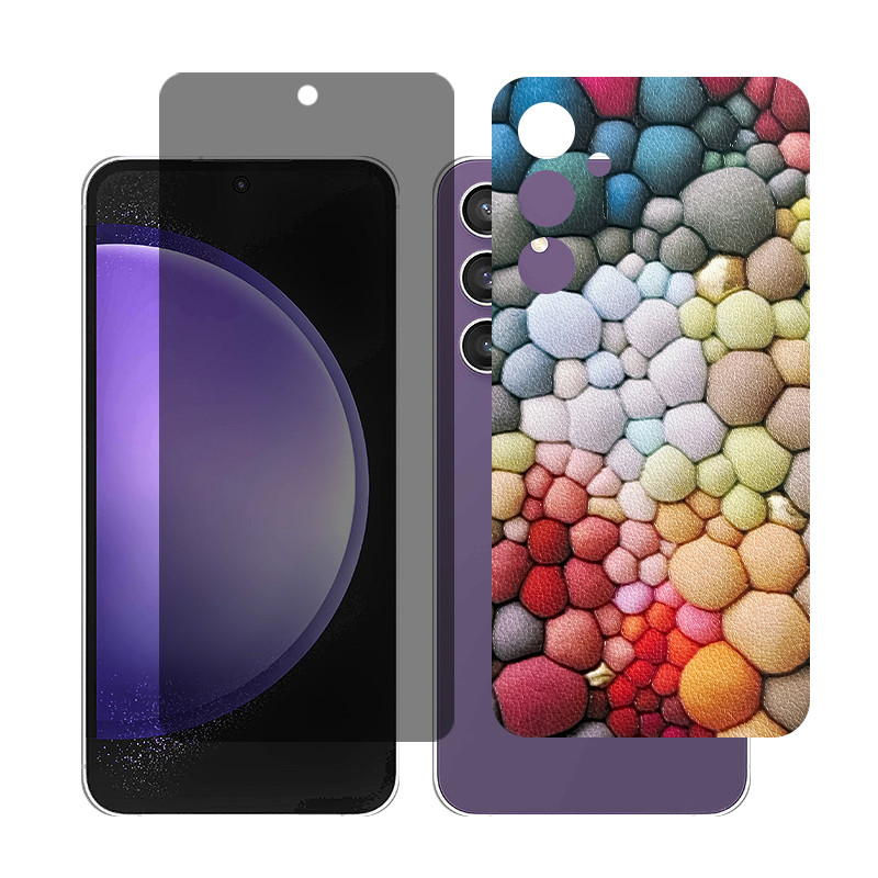محافظ صفحه نمایش حریم شخصی گلس مدل Together مناسب برای گوشی موبایل سامسونگ Galaxy A55 به همراه برچسب پوششی 