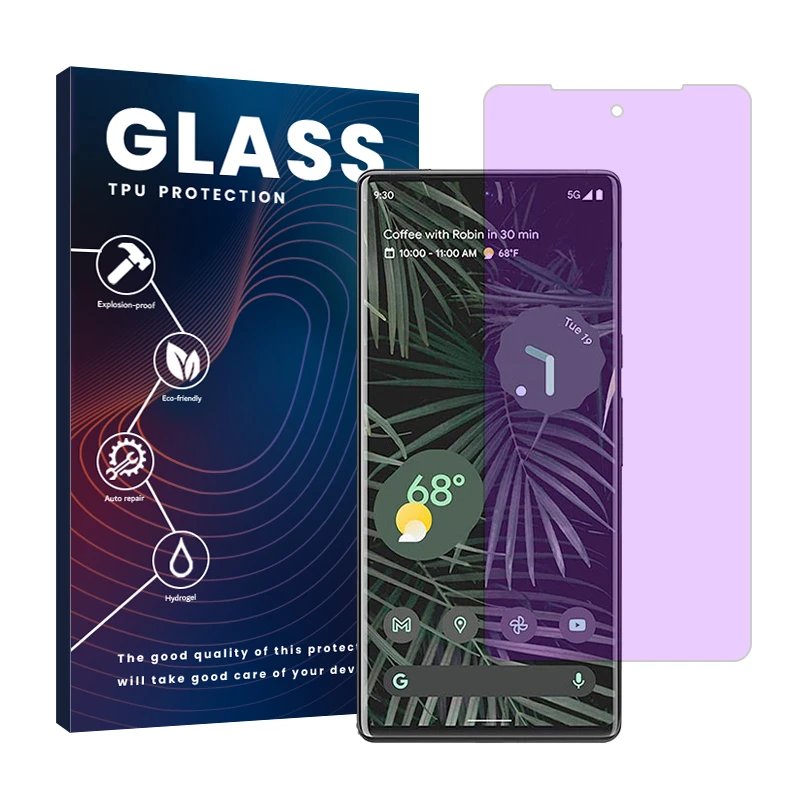 محافظ صفحه نمایش ضد اشعه بنفش گلس مدل Resistant مناسب برای گوشی موبایل گوگل Pixel 6 Pro