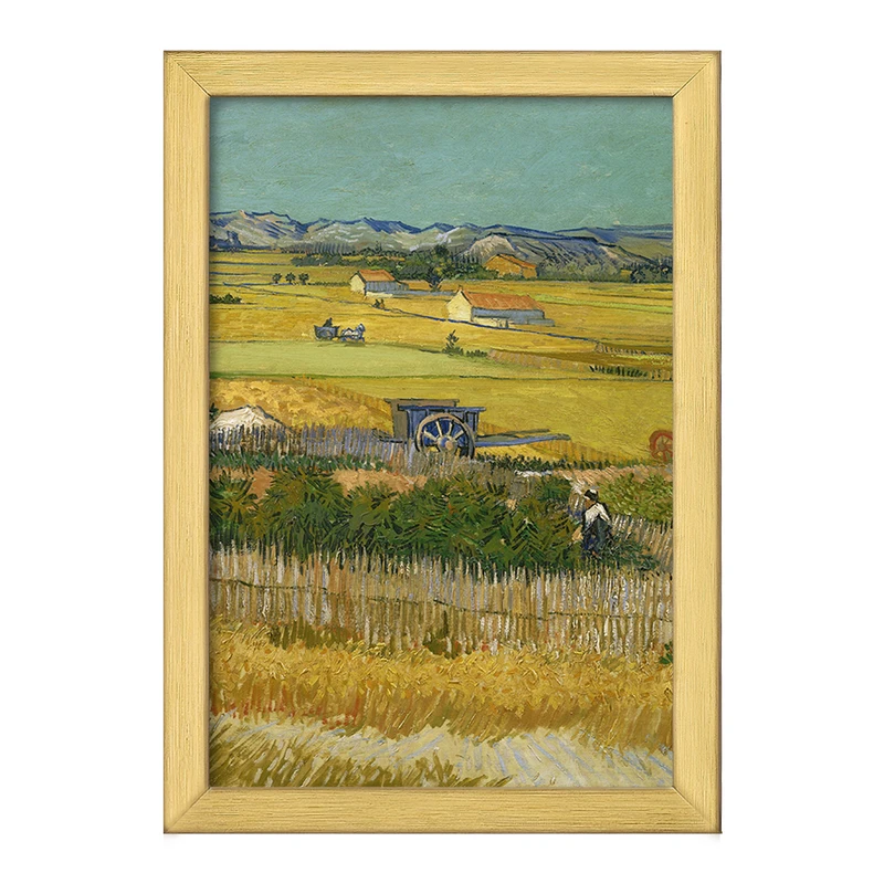 تابلو خندالو طرح برداشت ونسان ونگوگ (Van Gogh) کد 36788
