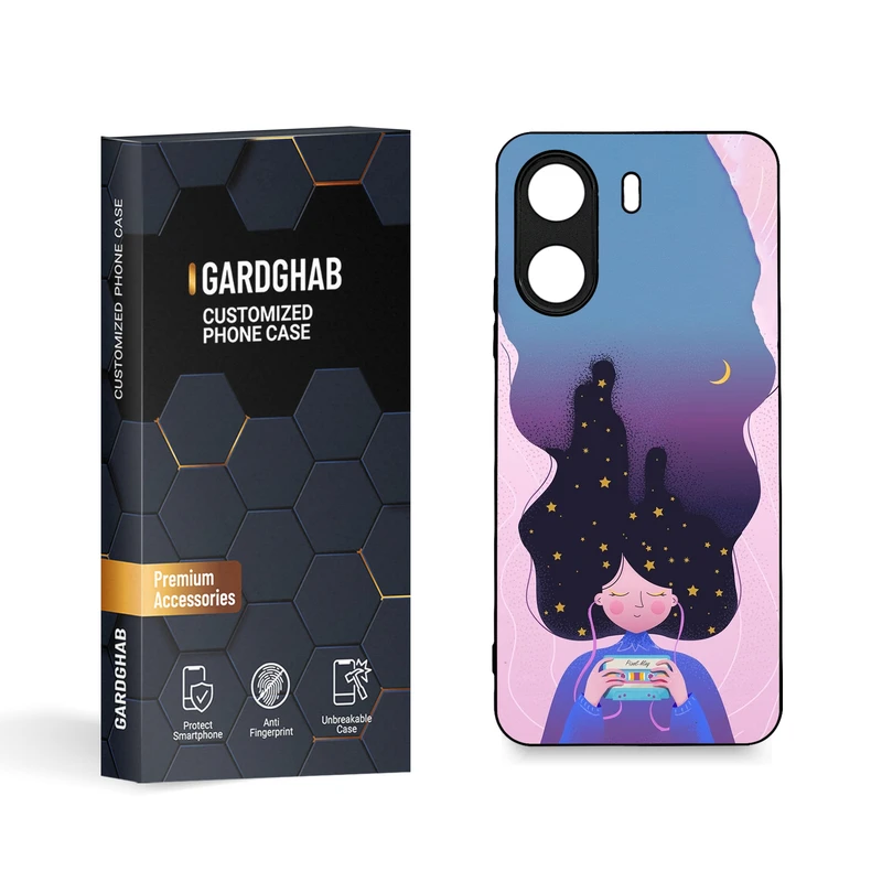   کاور گارد قاب مدل دخترانه مناسب برای گوشی موبایل شیائومی Redmi 13C 4G / Poco C65