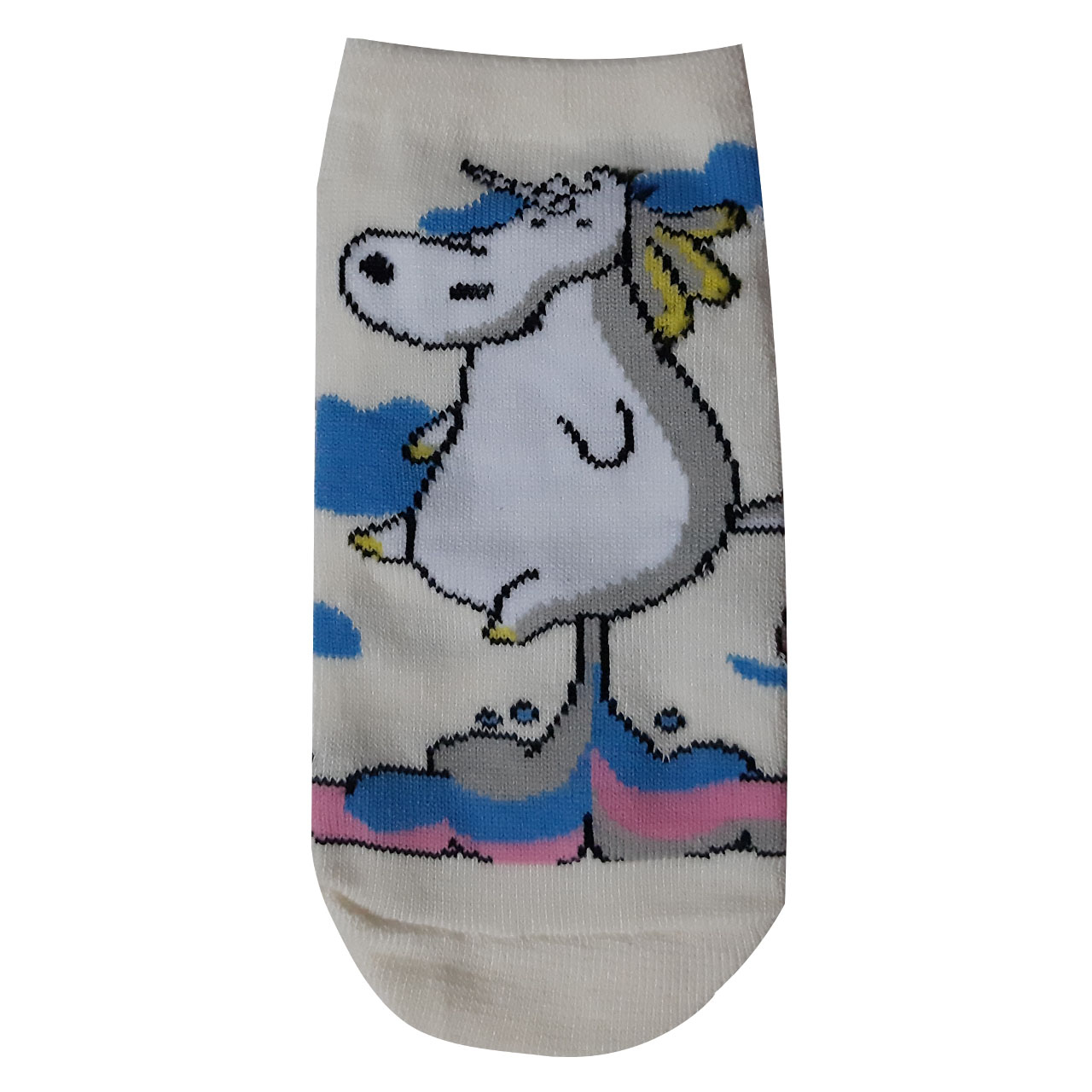 جوراب دخترانه طرح یونیکورن کد 60