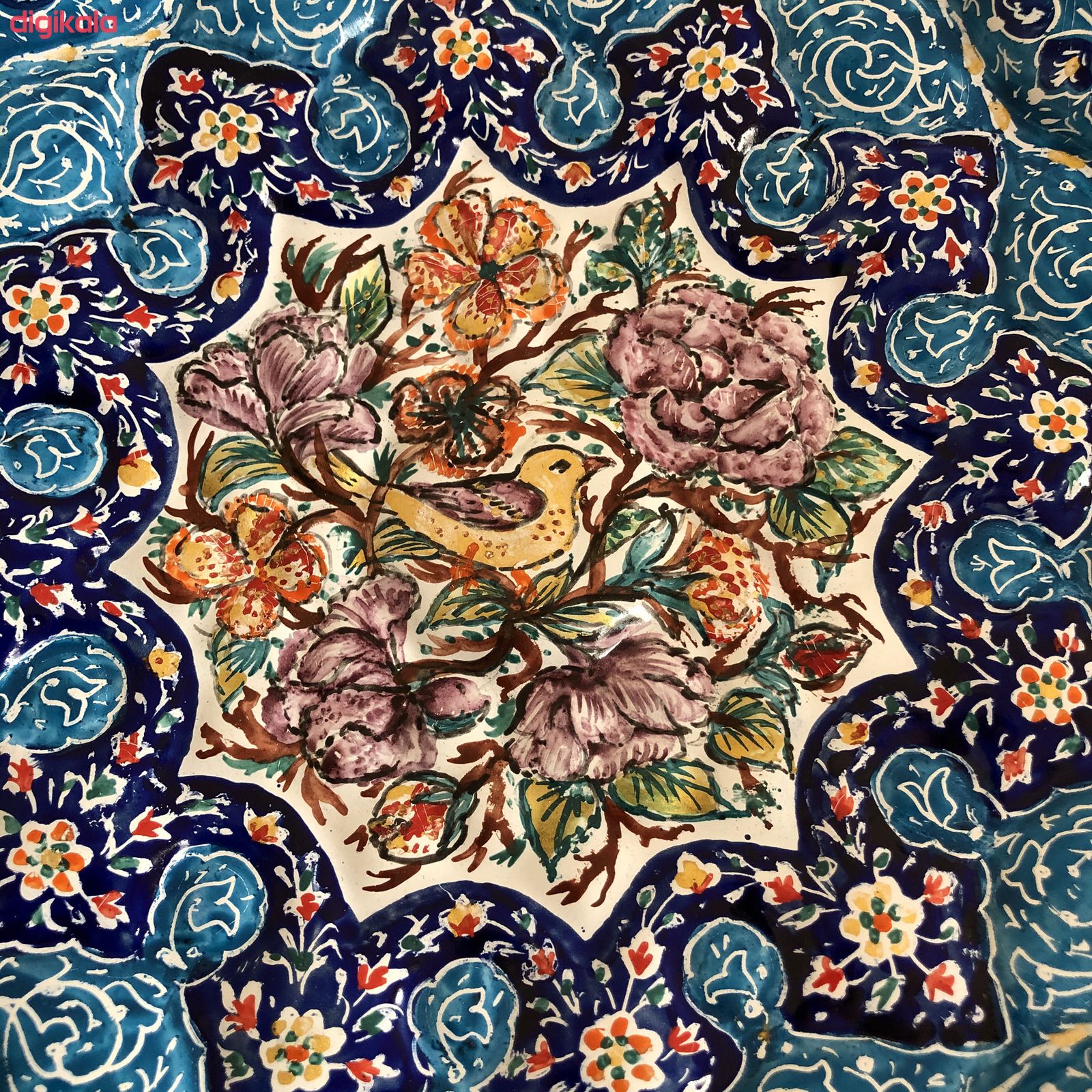 بشقاب میناکاری طرح پرداز کد 409 main 1 2