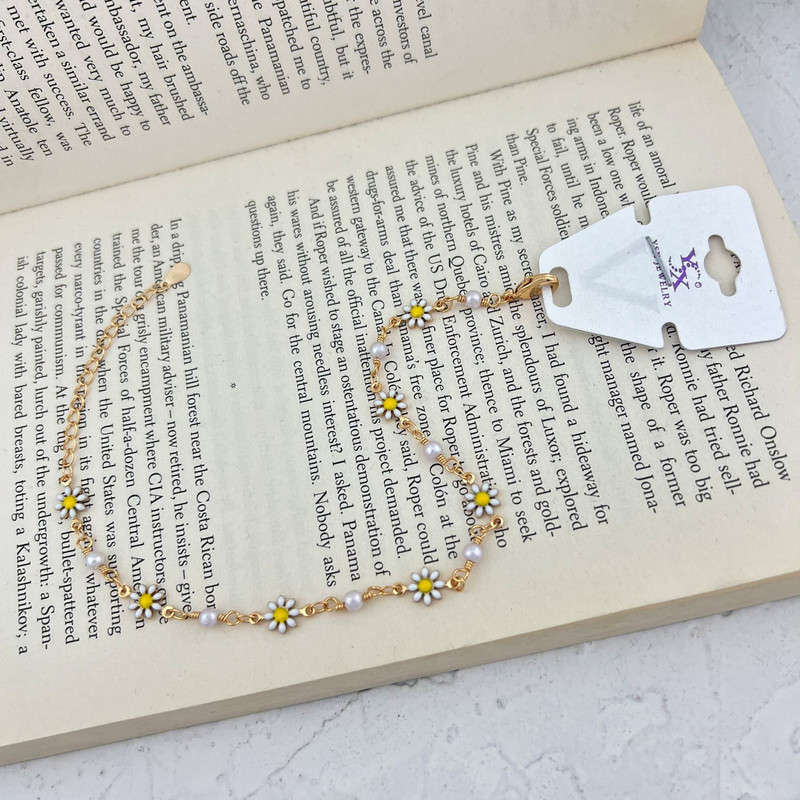 پابند زنانه وای اس ایکس مدل گل کد A4511 پابند زنانه وای اس ایکس مدل گل کد A4511