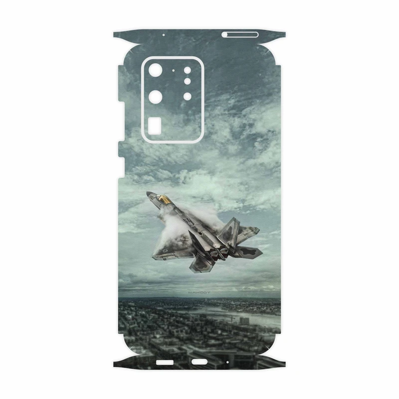 برچسب پوششی ماهوت مدل F-22 Raptor-FullSkin مناسب برای گوشی موبایل سامسونگ Galaxy S20 Ultra
