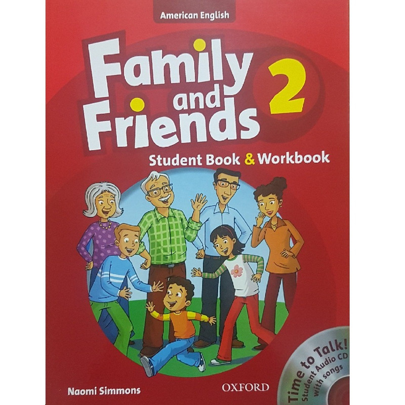 کتاب زبان Family And Friends 2 - Student Book & WorkBook اثر Noomi Simmons انتشارات Oxford