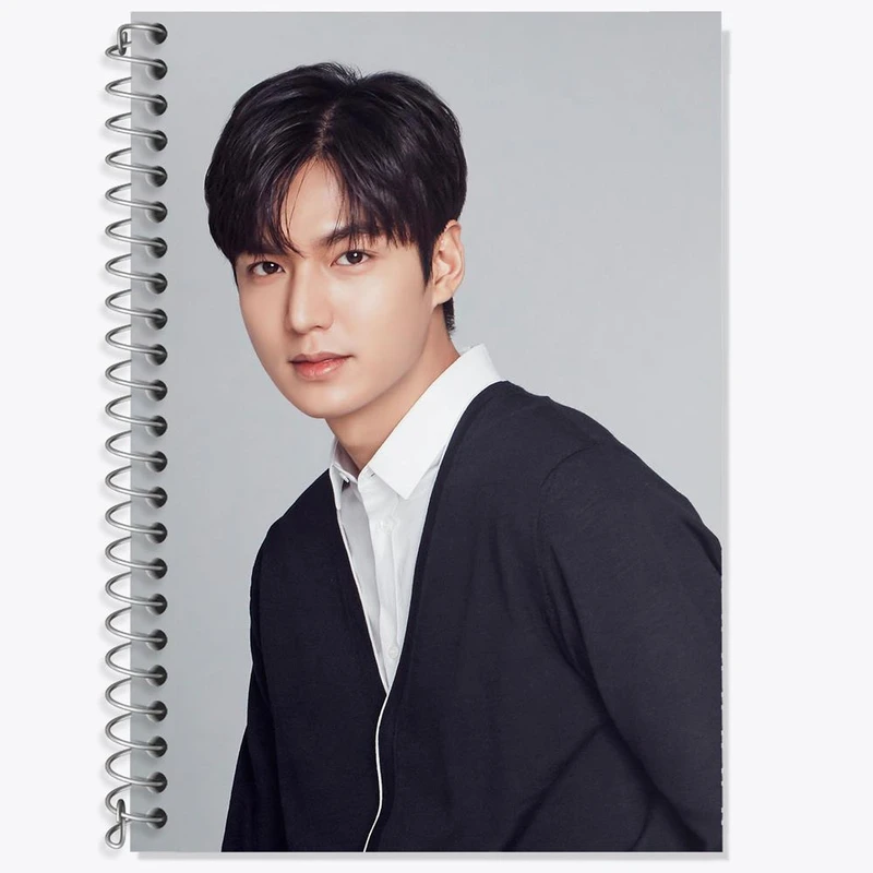 دفتر زبان 50 برگ خندالو مدل دو خط طرح لی مین هو Lee min ho کد 20908