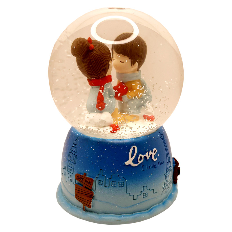 گوی موزیکال مدل پمپی Love طرح عشق و شادی کد PB4022