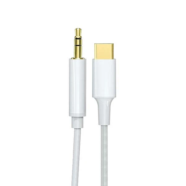 کابل تبدیل USB-C به جک 3.5 میلی متر کی نت پلاس مدل KP-CSC35MM طول 1.2 متر