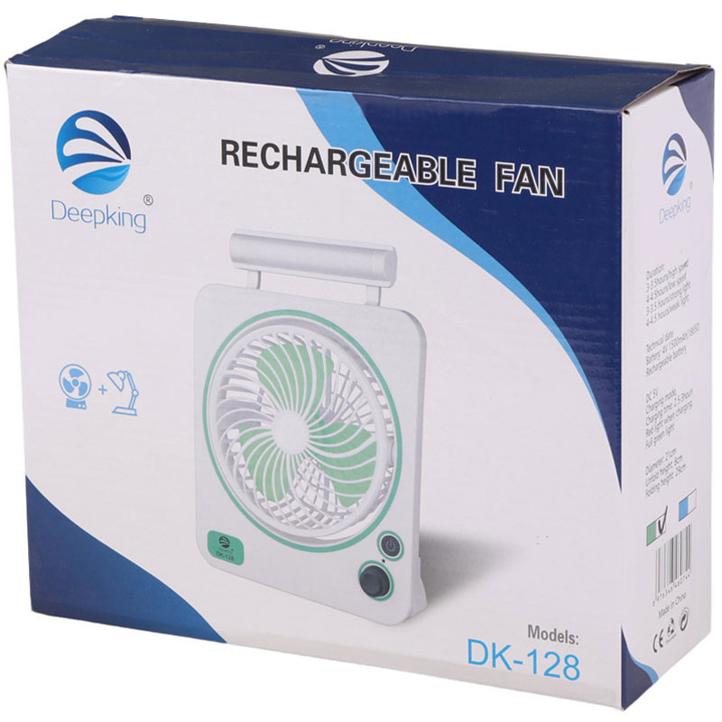 پنکه رومیزی شارژی Deepking DK-128 پنکه رومیزی شارژی Deepking DK-128