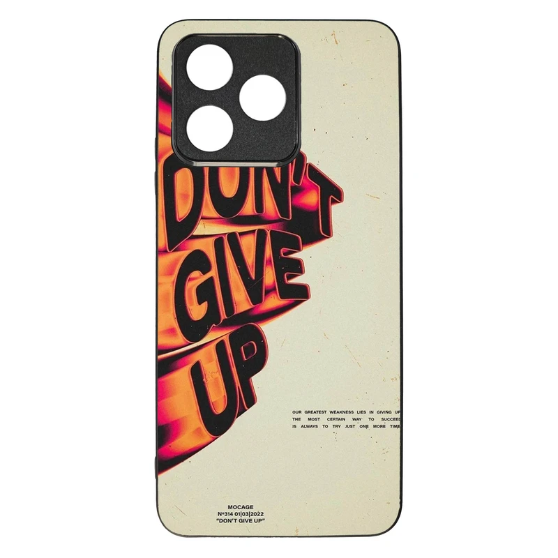 کاور قاب گارد گوشی طرح don’t give up کد TPU-168 مناسب برای گوشی موبایل ریلمی C53