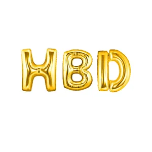 بادکنک فویلی سورتک مدل HBD کد ST0563 بسته 3 عددی