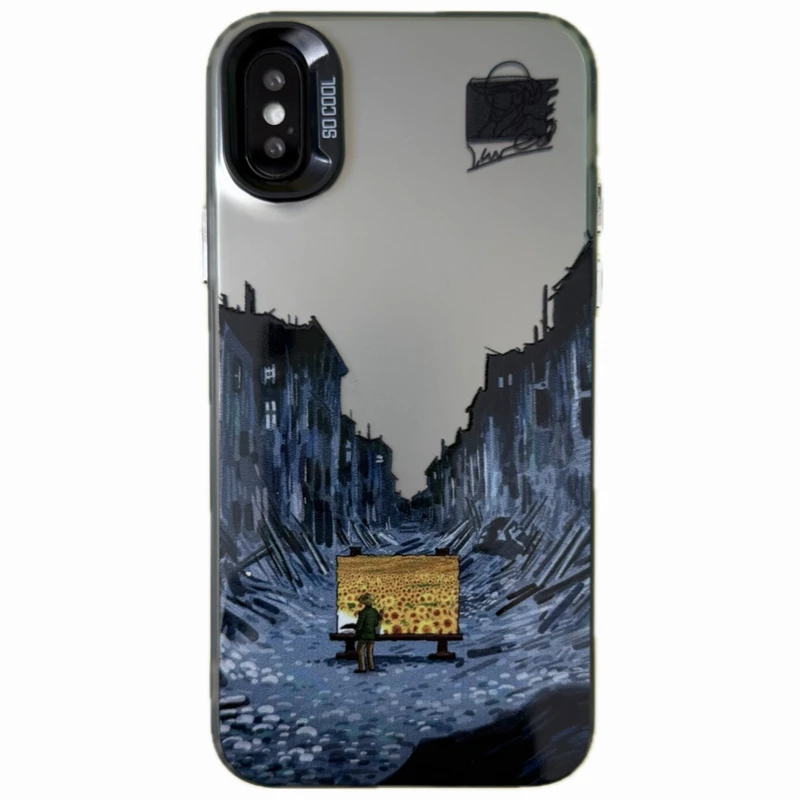 کاور مدل so cool طرح هنر ون گوگ مناسب برای گوشی موبایل اپل iphone X/XS