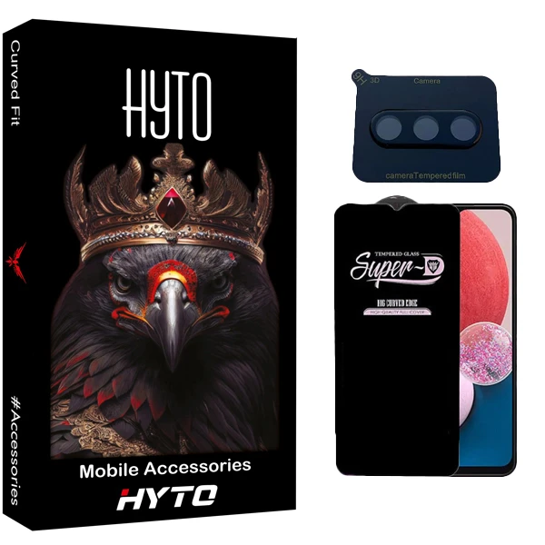 محافظ صفحه نمایش هیتو مدل SuperD Touch مناسب برای گوشی موبایل سامسونگ galaxy A13 به همراه محافظ لنز