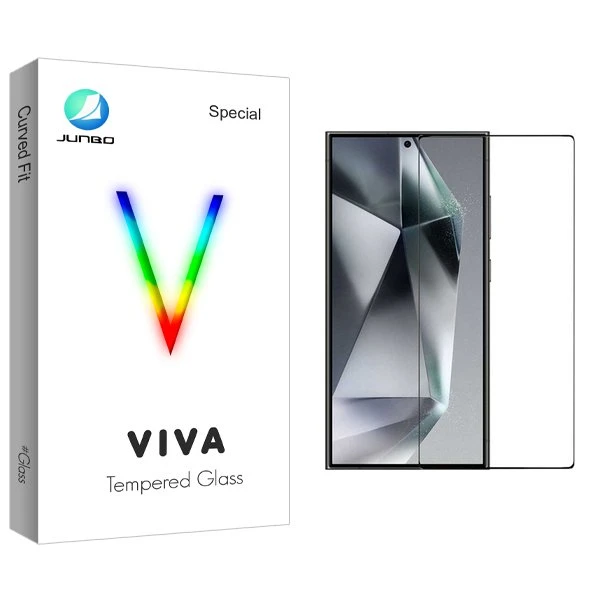 محافظ صفحه نمایش شیشه ای جانبو مدل Viva FullGlue مناسب برای گوشی موبایل سامسونگ Galaxy S24 Ultra