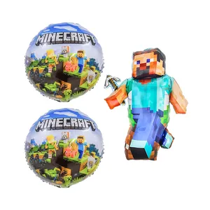 بادکنک فویلی سورتک طرح ماینکرافت کد ST0703 بسته 3 عددی