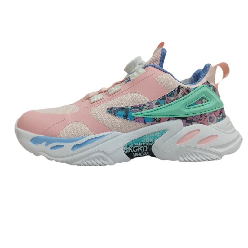 کفش پیاده‌روی دخترانه بی کی جی کیدز مدل پیچی عروسکی