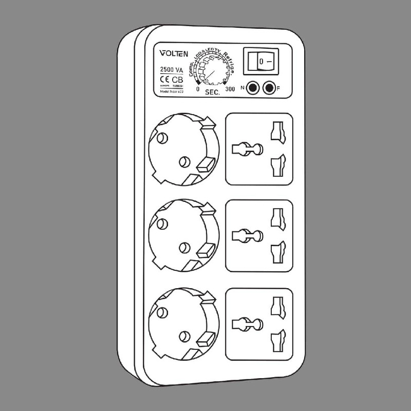 محافظ ولتاژ ولتن مدل PS3