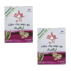جو دو سر پرک درشت ارگانیک اُ آ ب -200 گرم بسته 2 عددی