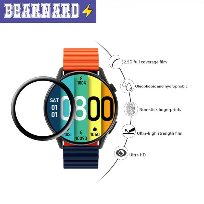 محافظ صفحه نمایش نانو برنارد مدل NBR مناسب برای ساعت هوشمند هوآوی GT3 42mm بسته دو عددی