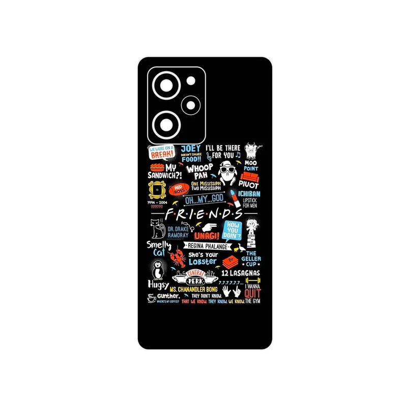 برچسب پوششی ماهوت مدل Friends 2 مناسب برای گوشی موبایل شیائومی Poco X5 Pro