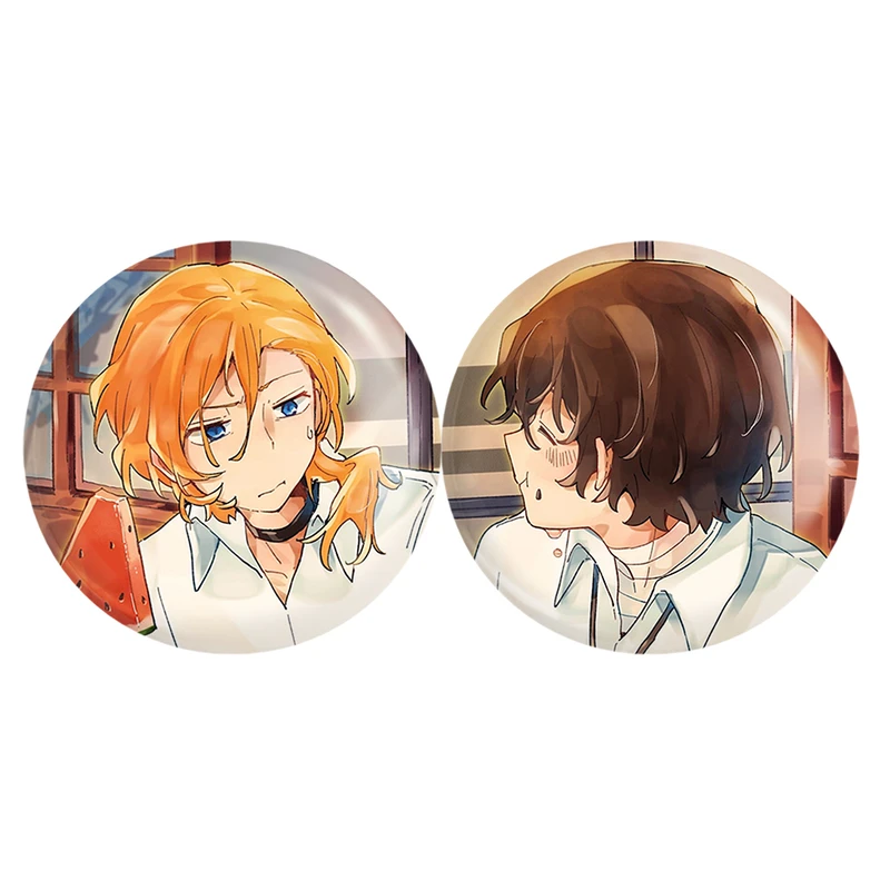 مگنت خندالو مدل دازای و چویا انیمه سگ های ولگرد بانگو کد A155 مجموعه 2 عددی