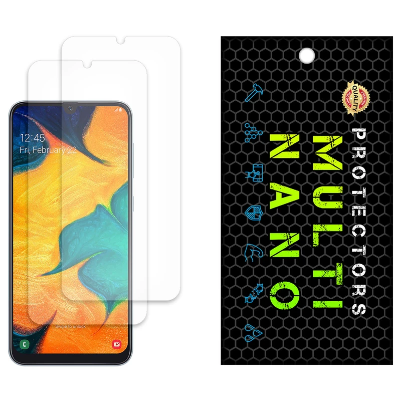 محافظ صفحه نمایش مات مولتی نانو مدل X-S2M مناسب برای گوشی موبایل سامسونگ Galaxy A30 بسته دو عددی