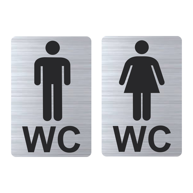 تابلو نشانگر طرح WC آقایان و بانوان مدل TR-74 مجموعه دو عددی