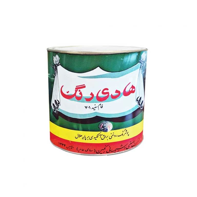 رنگ سفید براق هادی کد 701 وزن 4 کیلوگرم