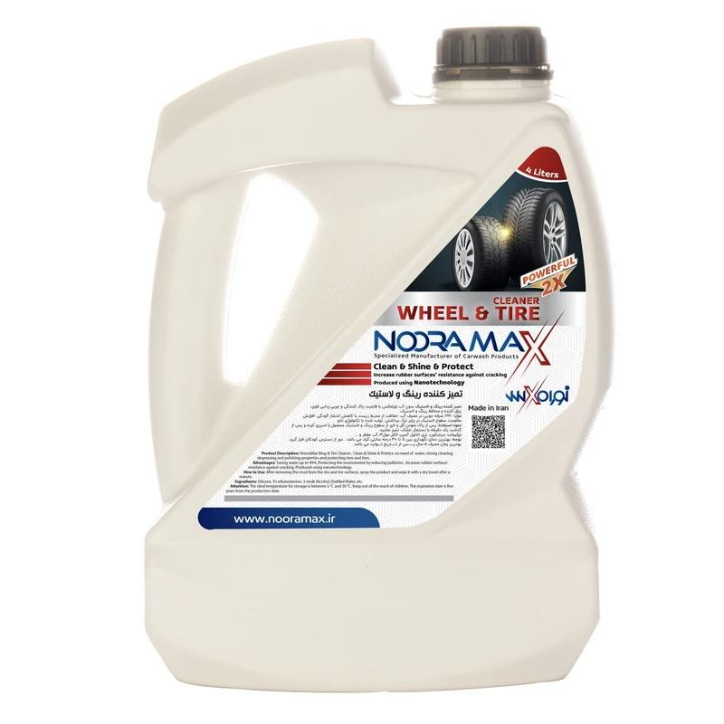 مایع تمیز کننده رینگ و لاستیک نورامکس کد CWP012 حجم 4 لیتر 