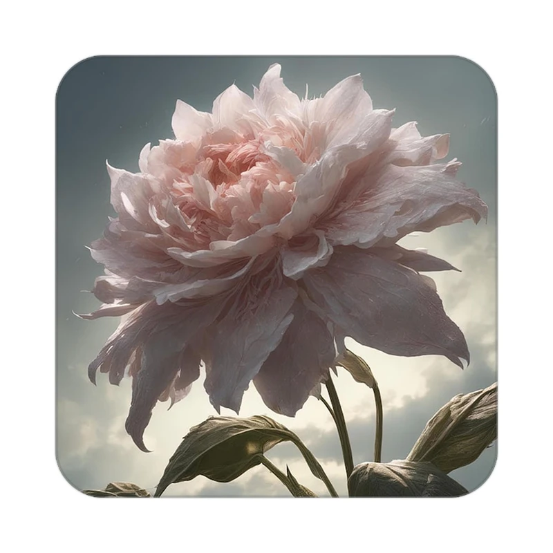 زیر لیوانی کاکتی طرح گل مدل mp18414